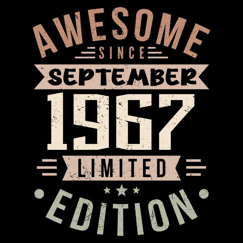 1967 Septembre Anniversaire Né en septembre 1967