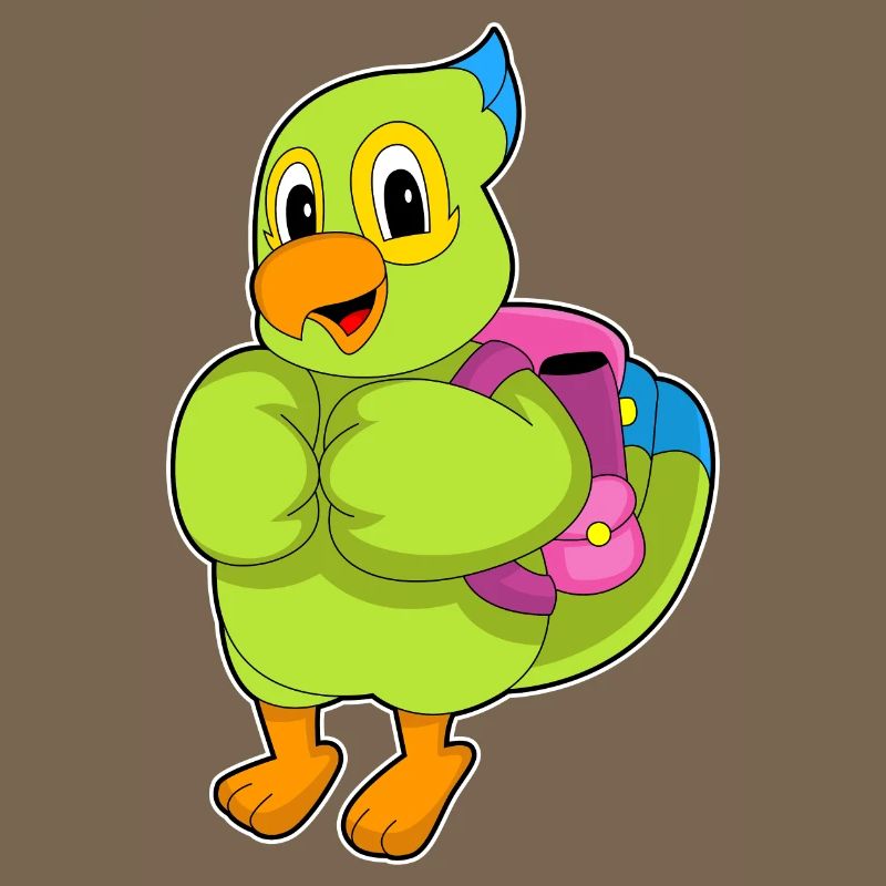 Parrot Student Backpack School