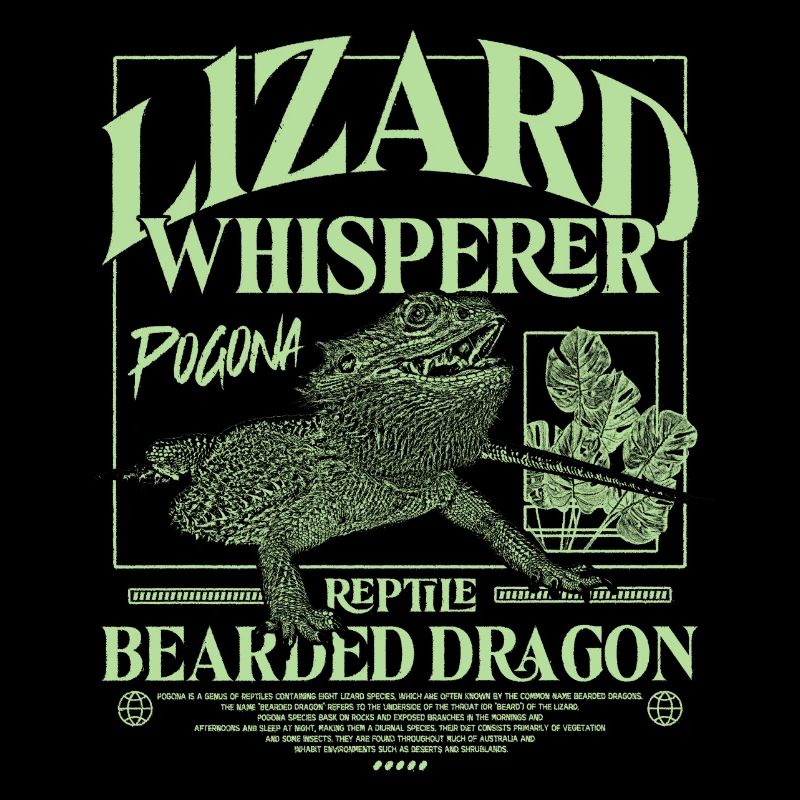 Dragons barbus, Dragons barbus, Lézard chuchotant à l’oreille