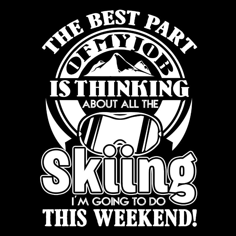Skiing Thinking About All The Skiing