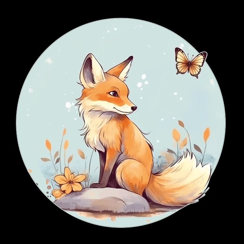 Cute fox