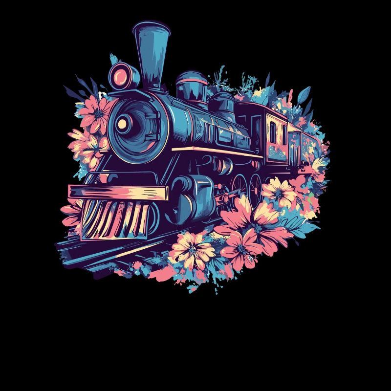 Magie du train de fleurs