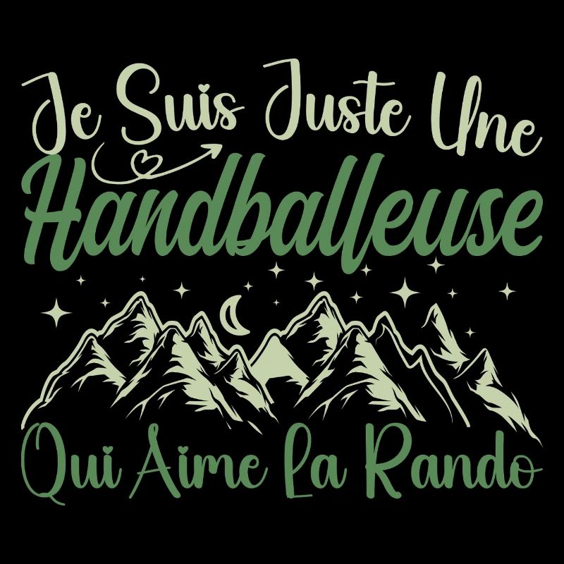 Handballeuse aventurier passionnée de Randonnée