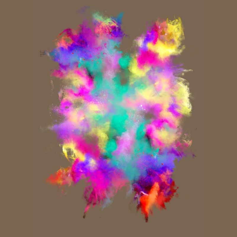 explosion de couleur