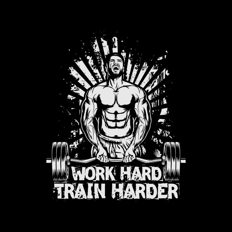 Travaillez dur / train plus dur