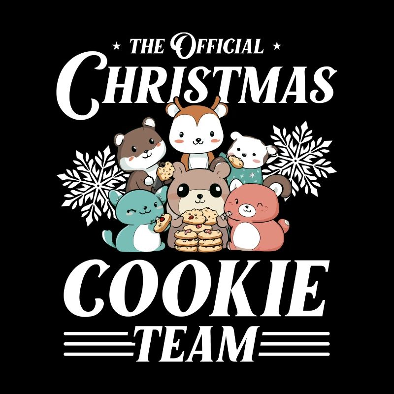 Christmas Cookies Baking Team Animals