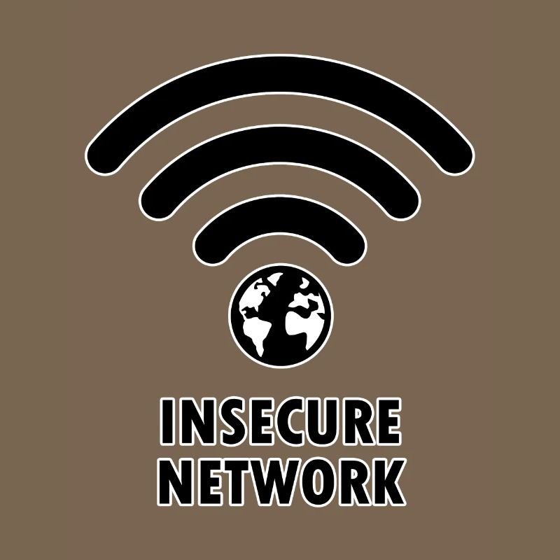 Insecure Network World WiFi Internet Connection