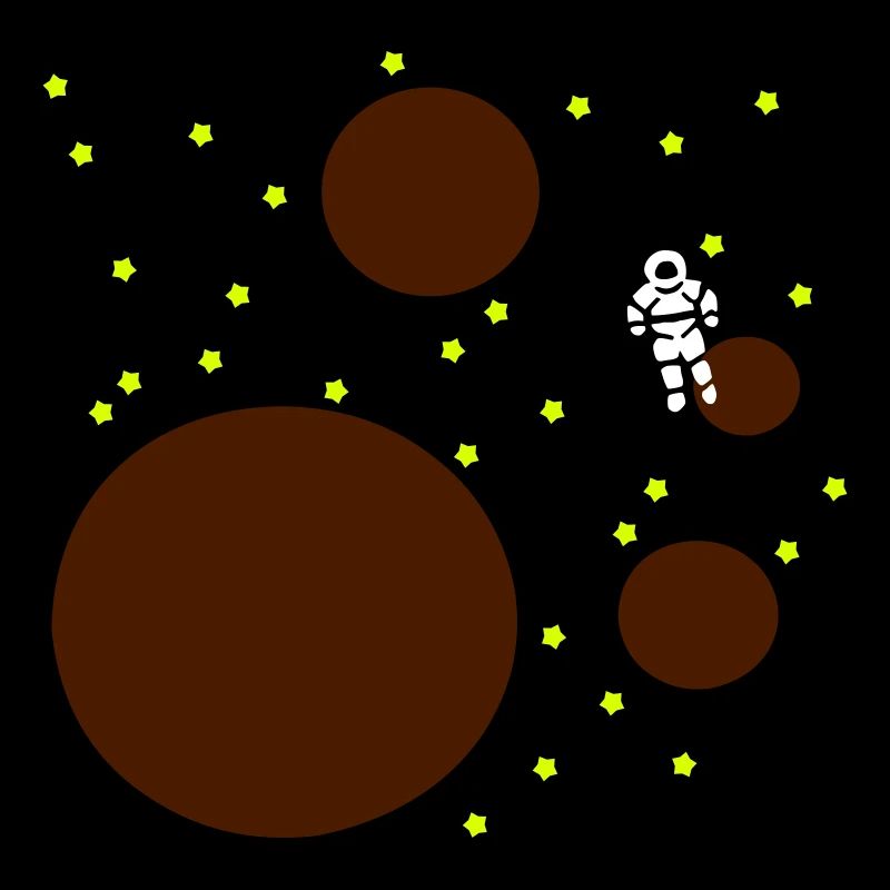 astronaut planets space spaceman