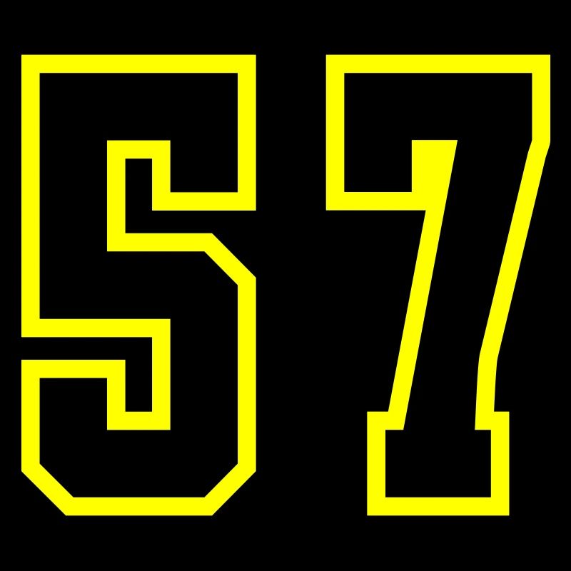 Maillot à 57 numéros