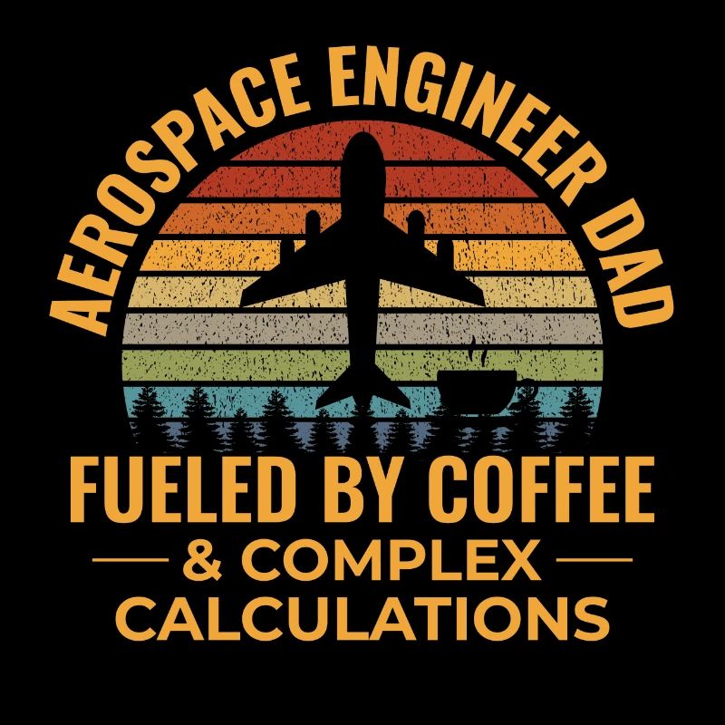 Aerospace Engineer Dad Coffee Plane Airplane