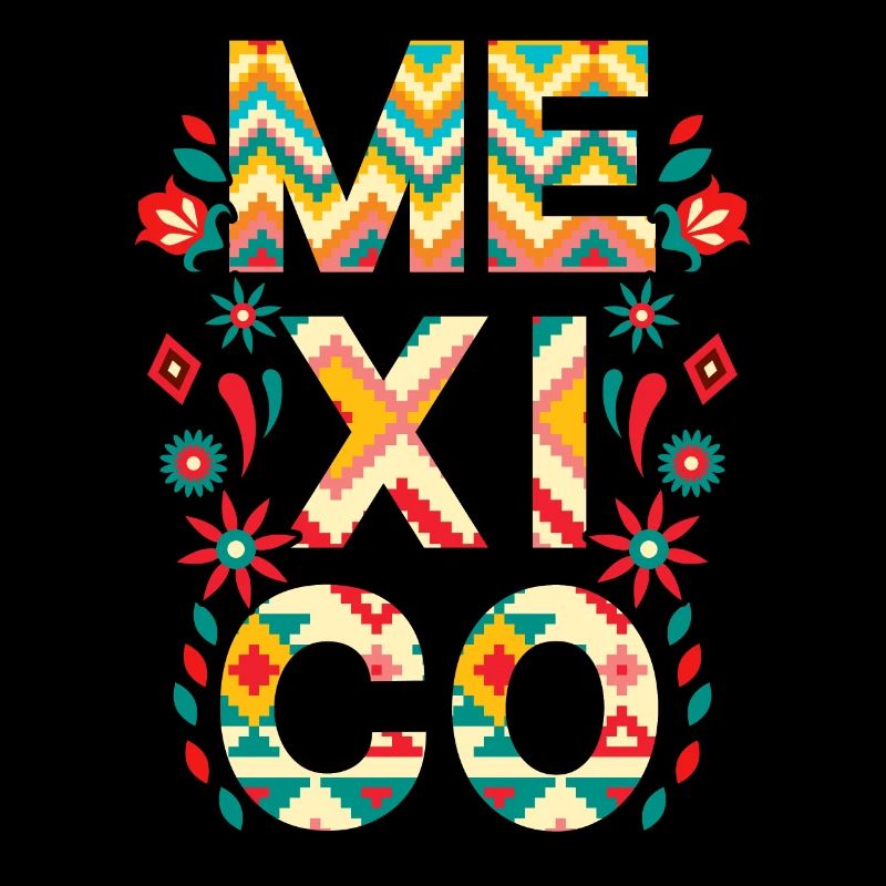 Mexique Talavera Drapeau mexicain