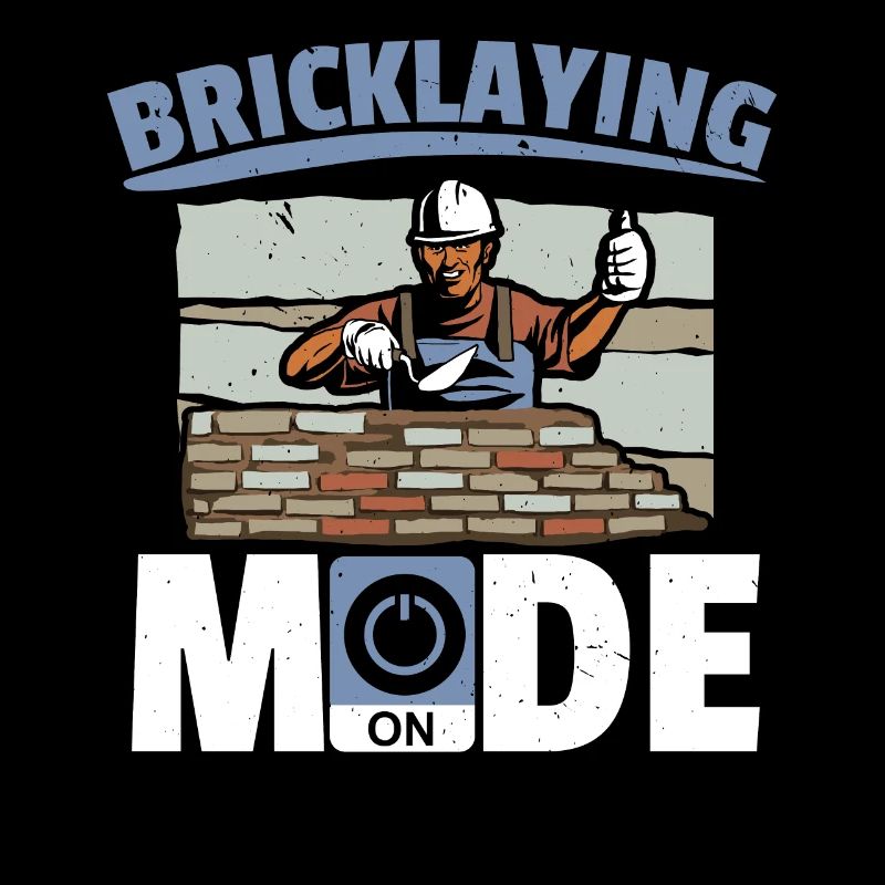 Mason mode on the construction Job Bricklayer