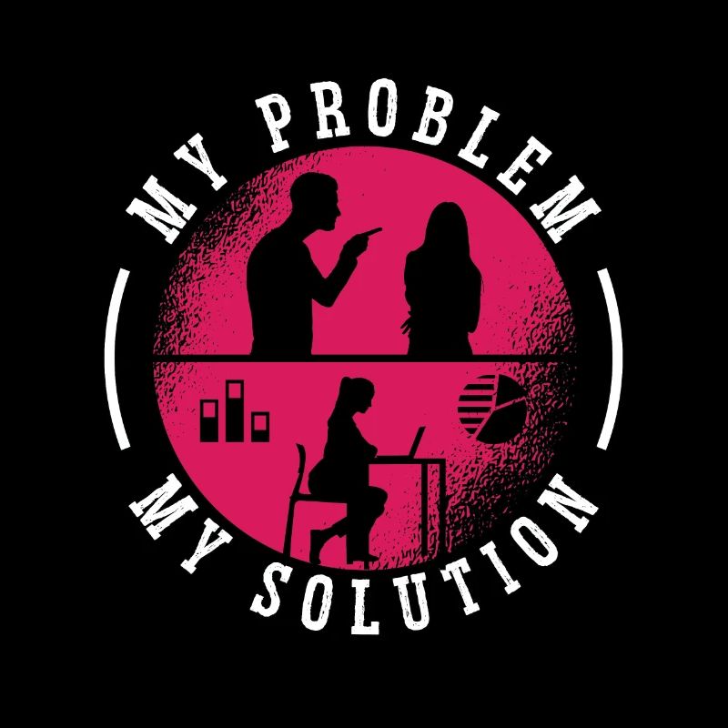 Data Analyst My Problem My Solution Pictogram Mom