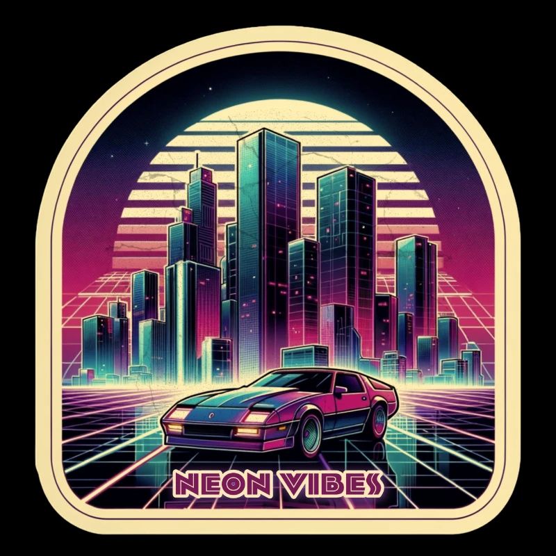 Neon Car Sticker