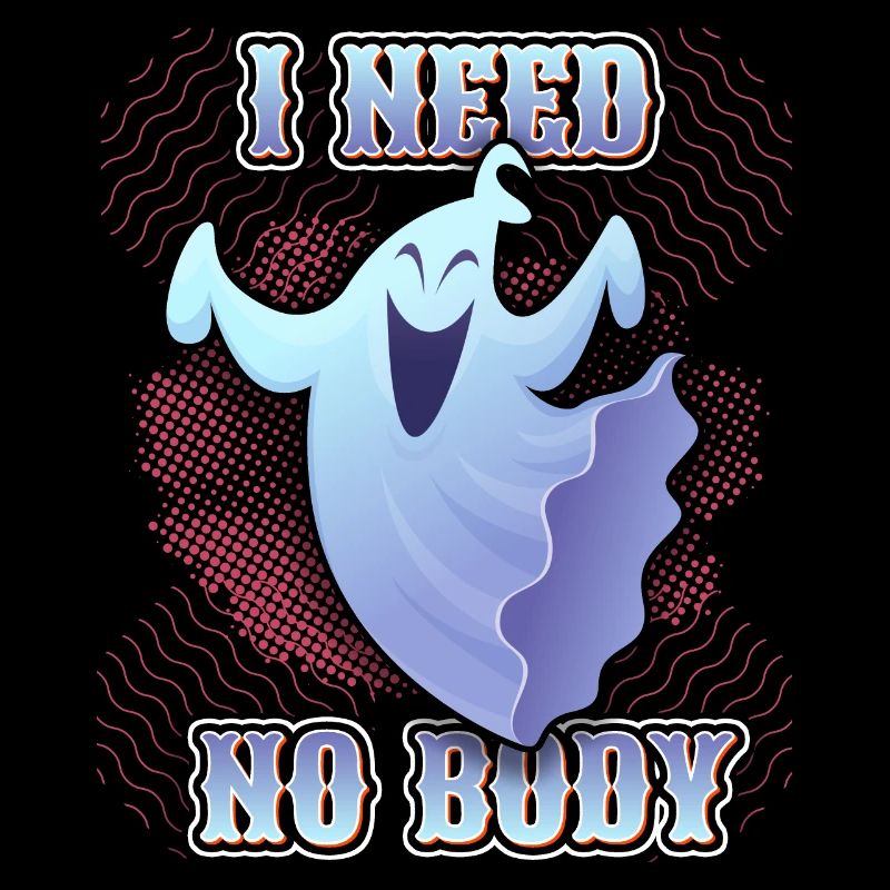 Funny Ghost, Saying Halloween Comic Book Style
