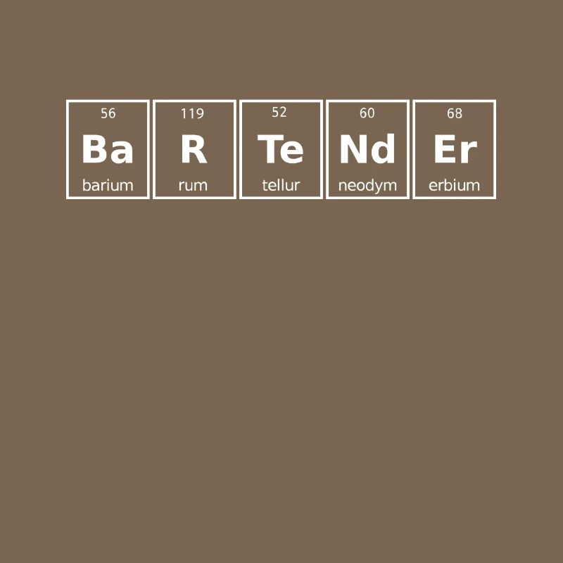 Bartender Mixologist Elements