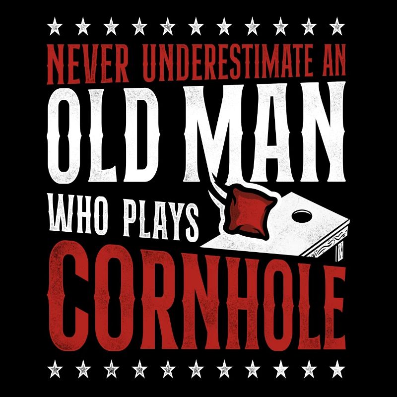 Joueur de sac de haricots de l’équipe Cornhole