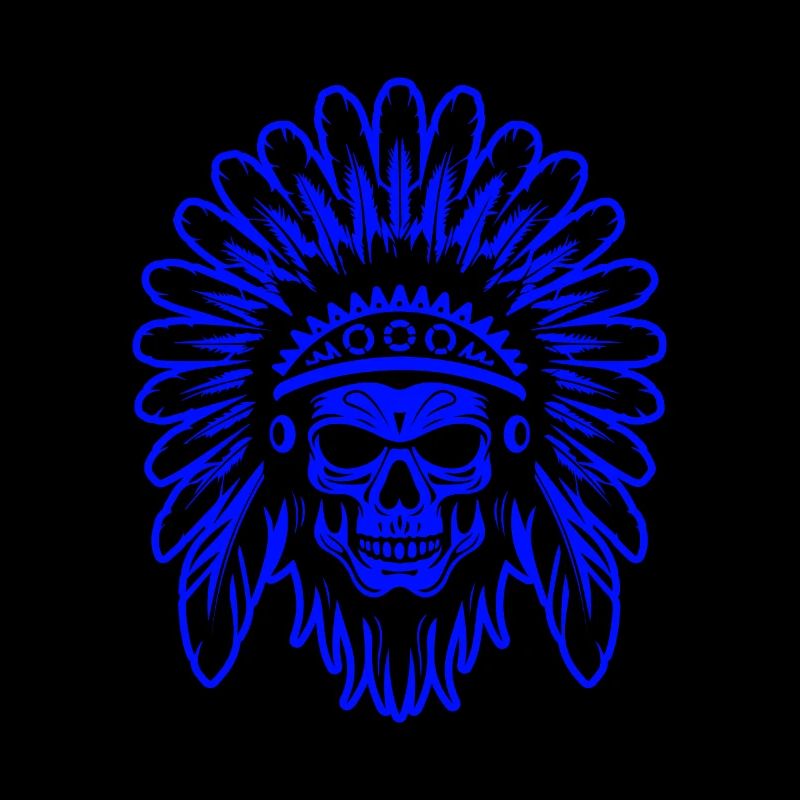Crâne Apache Indien