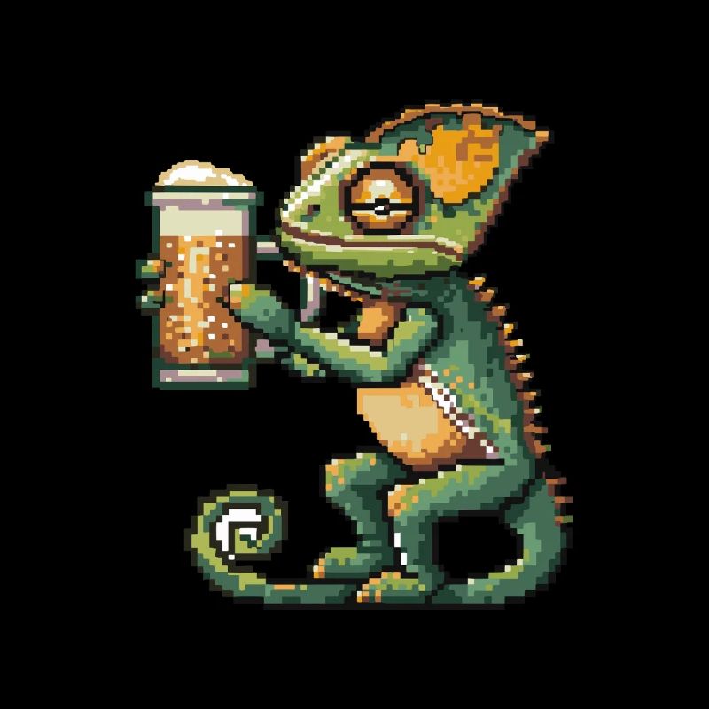 Bière Chameleon Pixel