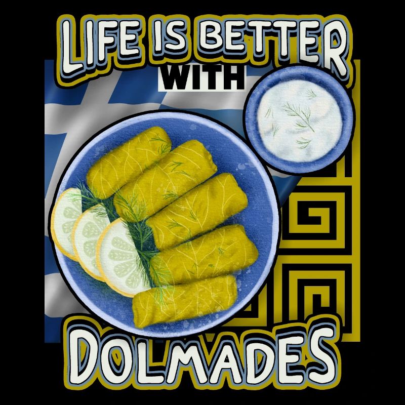 Grèce, Grec Nourriture Dolmades, Dicton