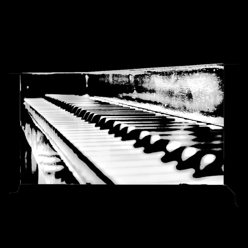piano blanc