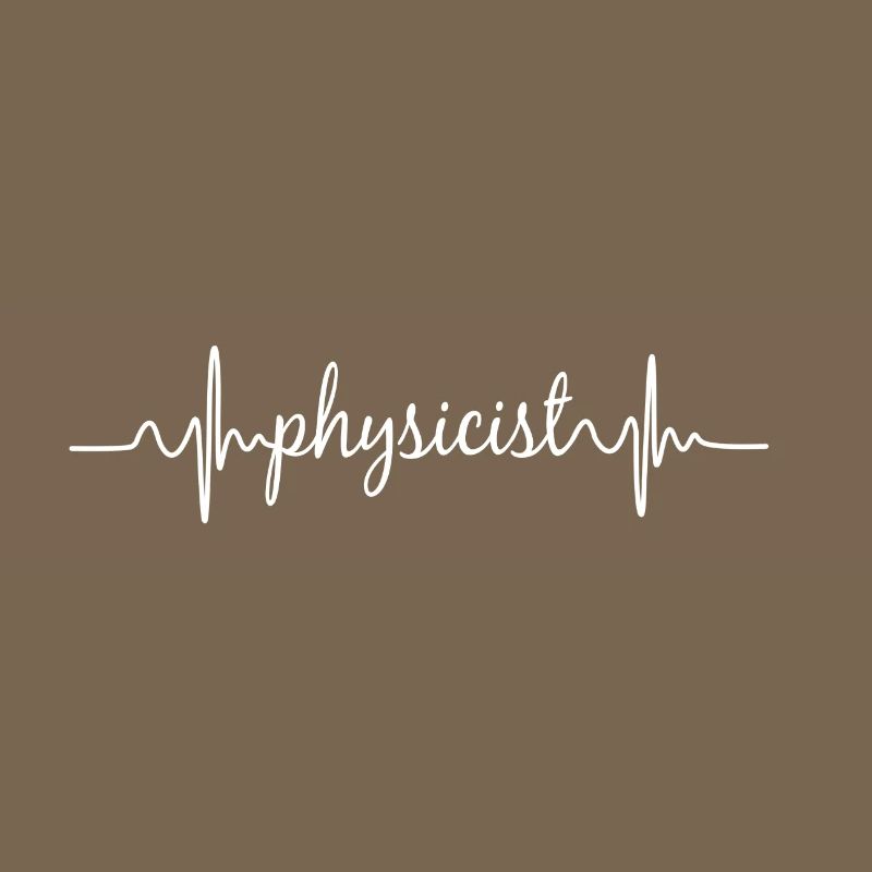Heartbeat ECG Physicist Physicist Physics Gift