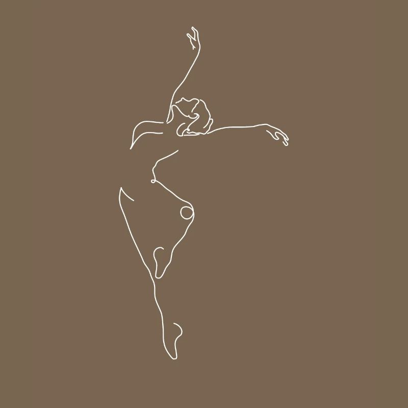 Dancer dancing dancing lineart