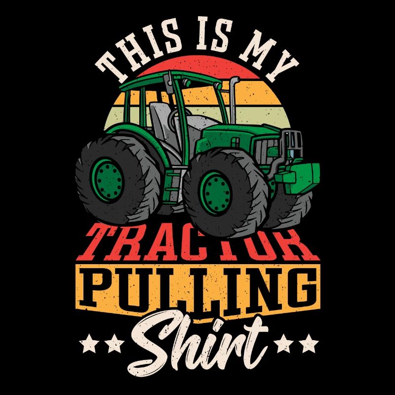 This Is My Tractor Pulling Shirt Tractorpulling