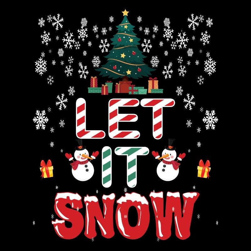 Let It Snow Christmas Snowflake
