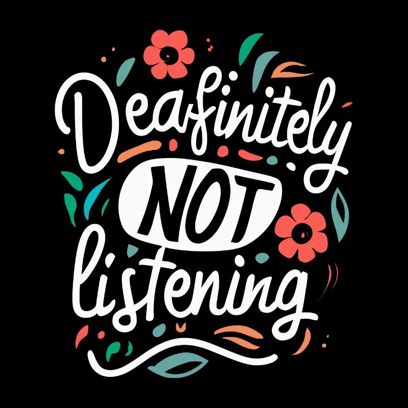 DEAFinitely Not Listening - Deaf Pride