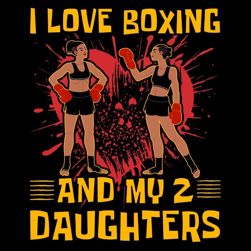J’aime la boxe et mes 2 filles
