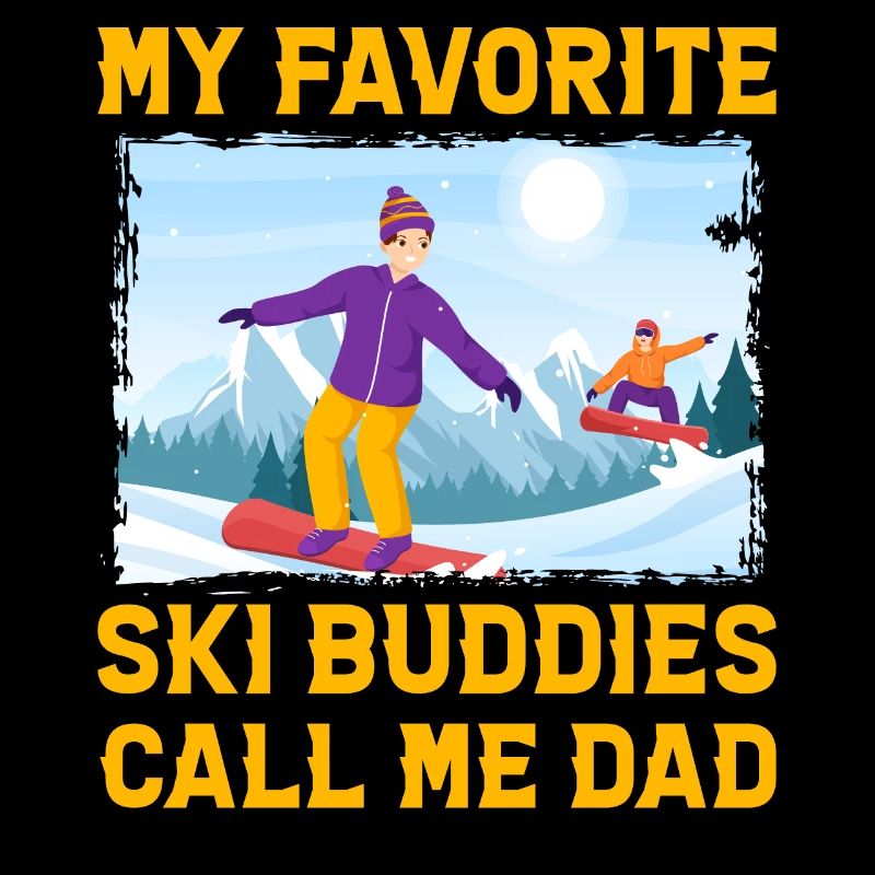 Mes copains de ski préférés m’appellent papa