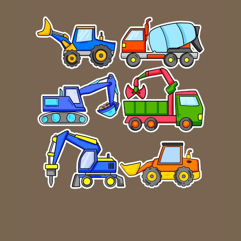 Construction site vehicles