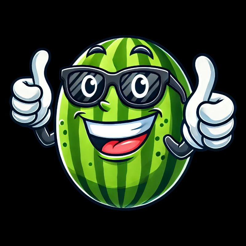 Cool Watermelon Summer Fruit Sunglasses