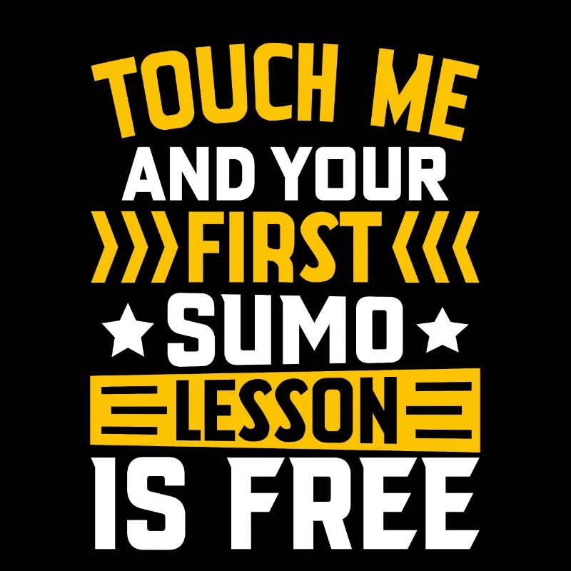 Touchez-moi et votre première leçon de sumo est gratuite