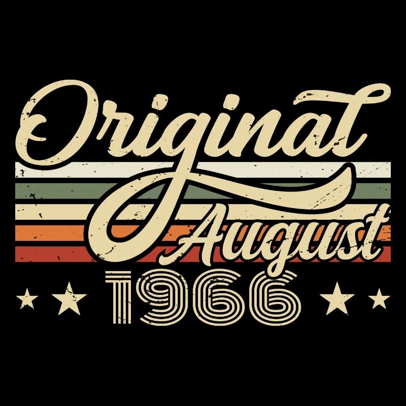 Août 1966 Anniversaire Août 1966 - Original 1966