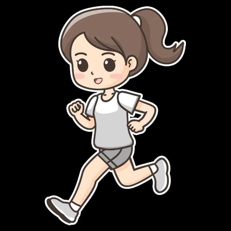 Look de bande dessinée de coureur