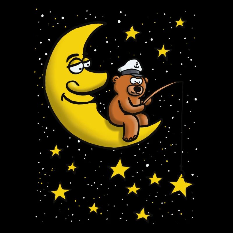Good night, star Moon Angel Bear