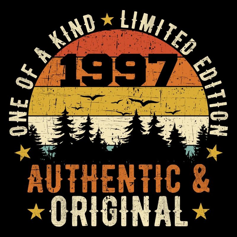 Original 1997 Cadeau D'anniversaire 1997 Authentic