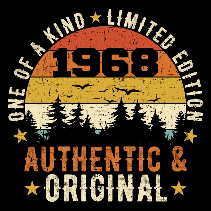 Original 1968 Birthday Gift 1968 Authentic