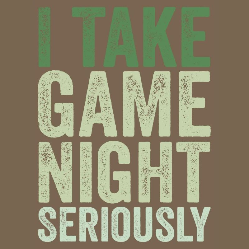 I take game night seriously