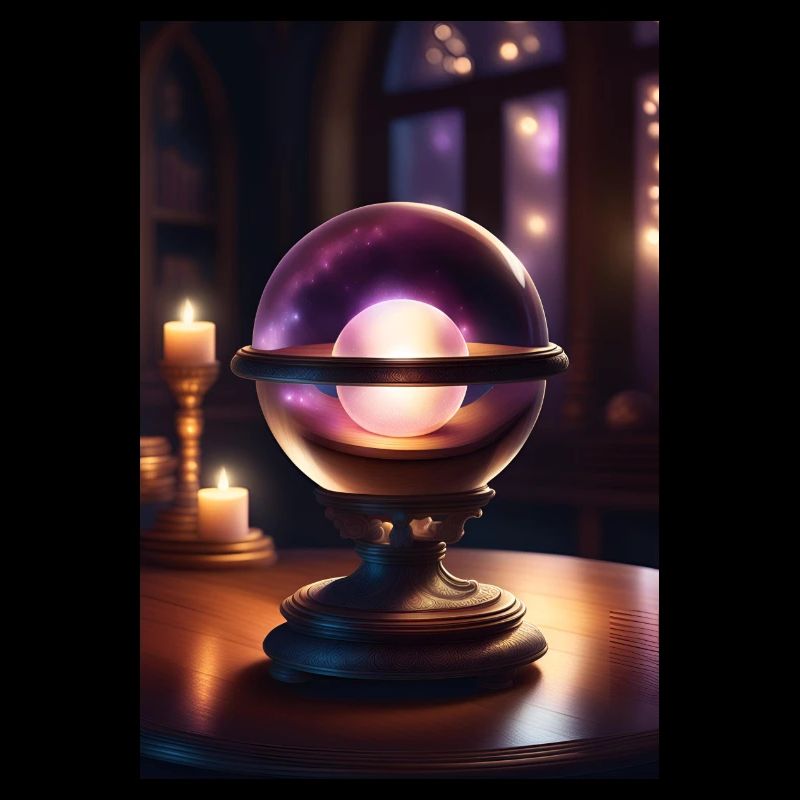 Boule de cristal magique