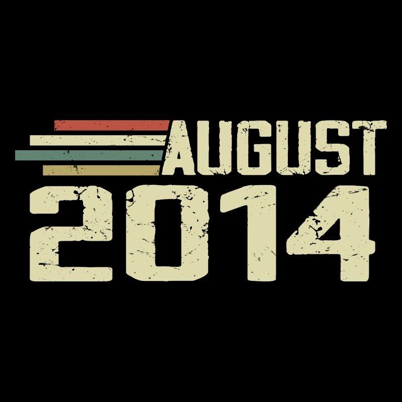 Né Août 2014 Anniversaire Août 2014 Millésime