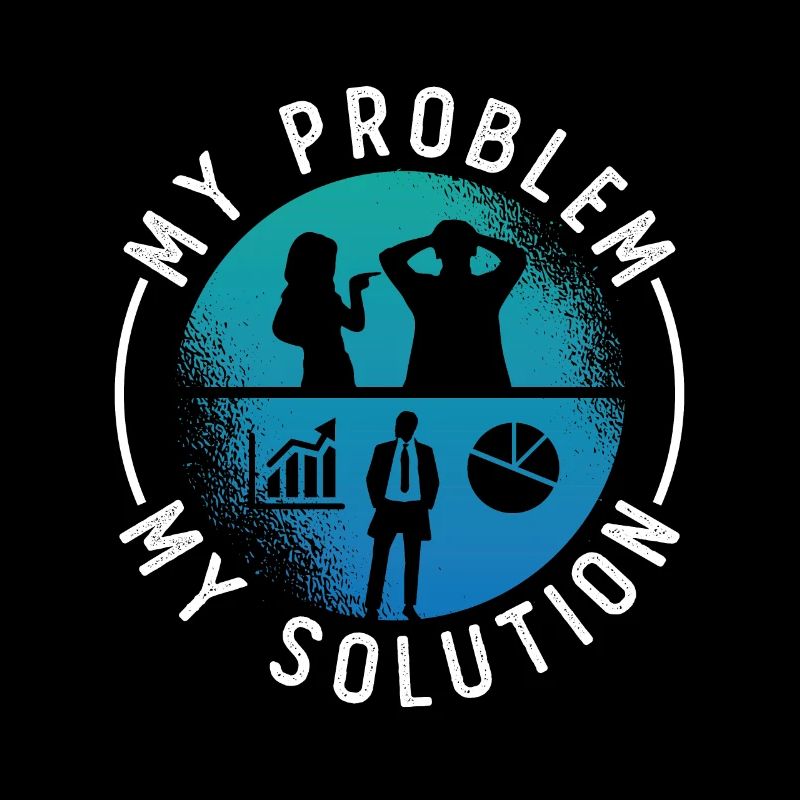 Data Analyst Mon problème Ma solution Pictogramme Papa
