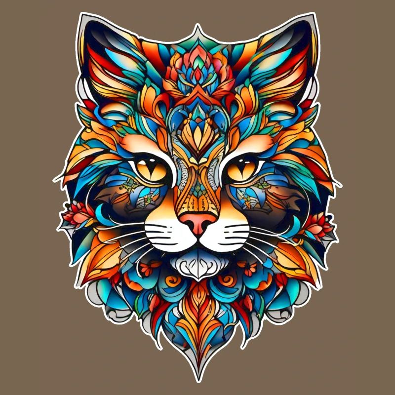 Icône de chat cool