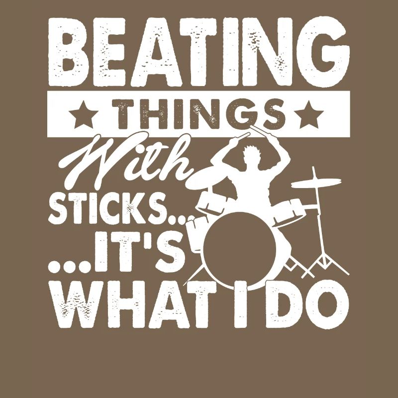 Drummer Drummer Beating With Sticks
