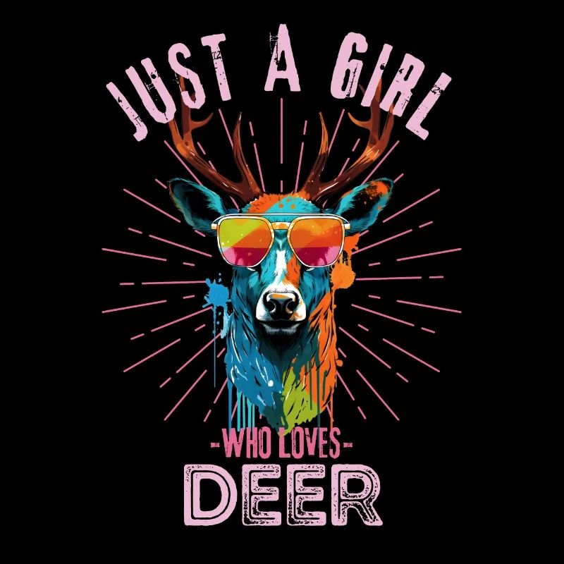 Deer with sunglasses