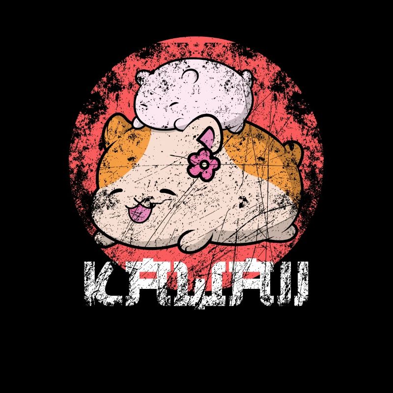 Kawaii hamster japanimation tendance de la mode