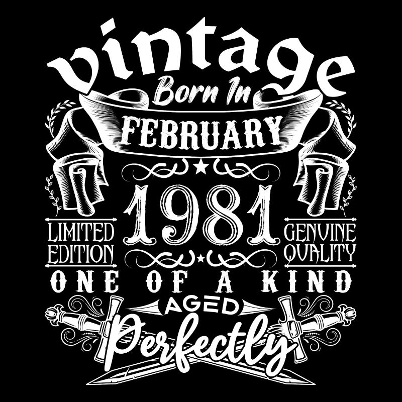 Février 1981 anniversaire Février 1981 February