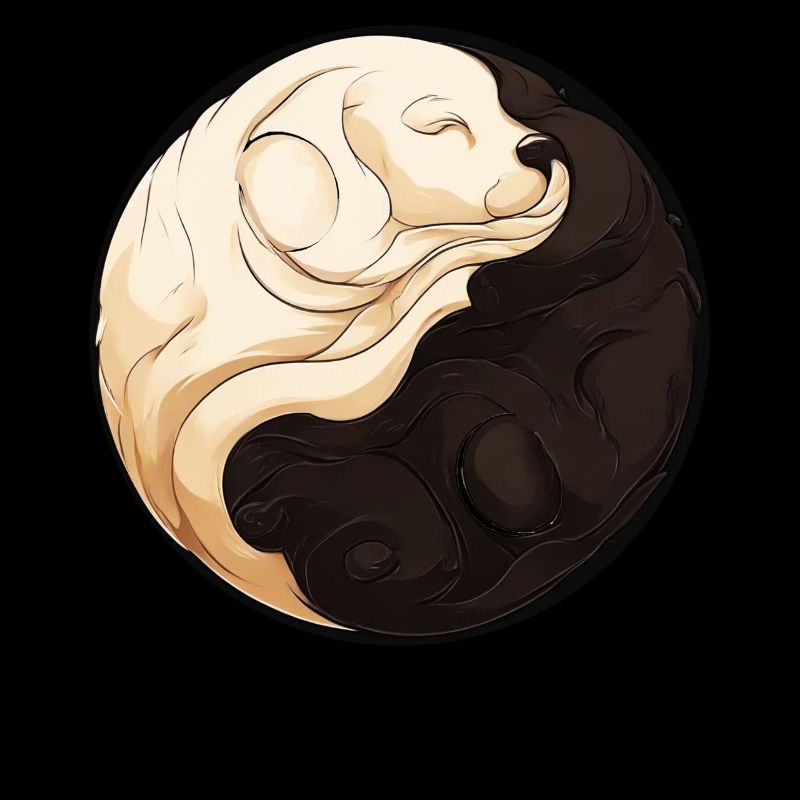 Chiot Yin Yang
